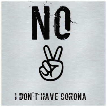 Zoom image Corona Non ho Corona