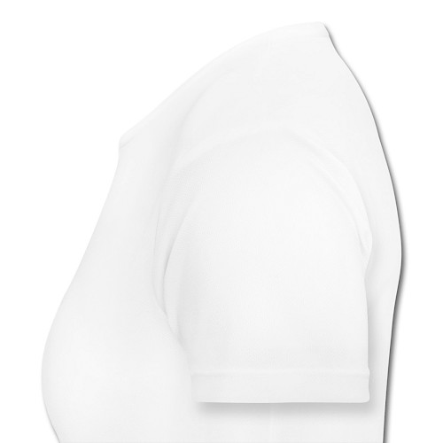 Frauen T-Shirt atmungsaktiv Links Weiß