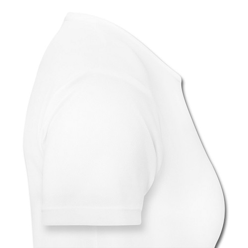 Frauen T-Shirt atmungsaktiv Rechts Weiß