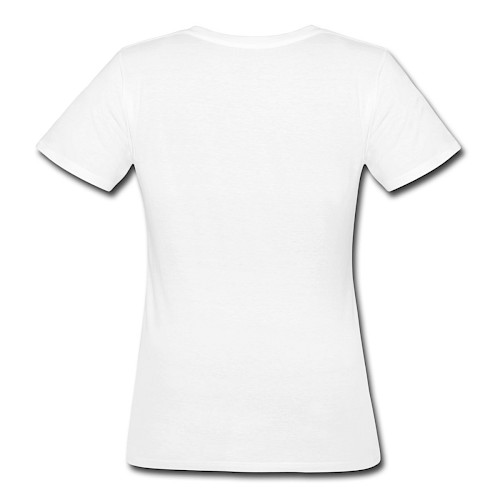Frauen Bio-T-Shirt Hinten Weiß
