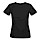 thumbnail Frauen Bio-T-Shirt Vorne Schwarz