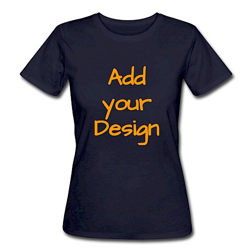 Women's Organic T-Shirt navy