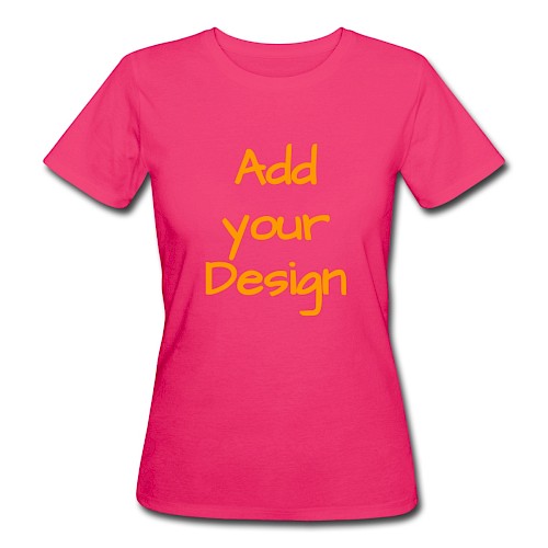 Women's Organic T-Shirt neon pink