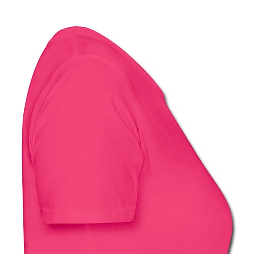 Women's Organic T-Shirt Rechts neon pink