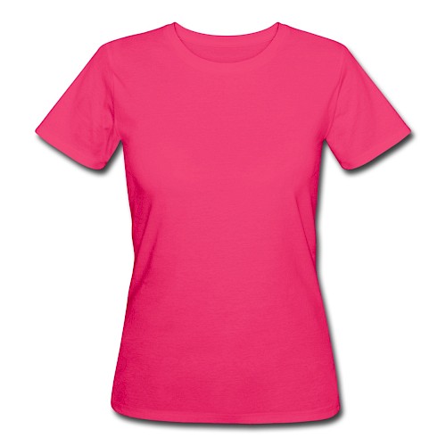 Women's Organic T-Shirt Vorne neon pink