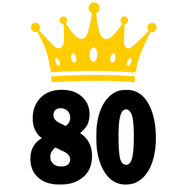 Zoom image 80 Krone 80° compleanno 80 anni