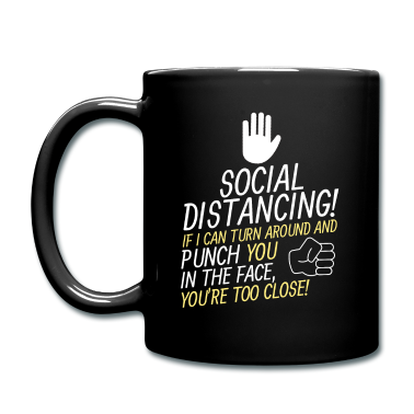 Corona  - Sociale afstand Als ik me kan omdraaien en je kan slaan