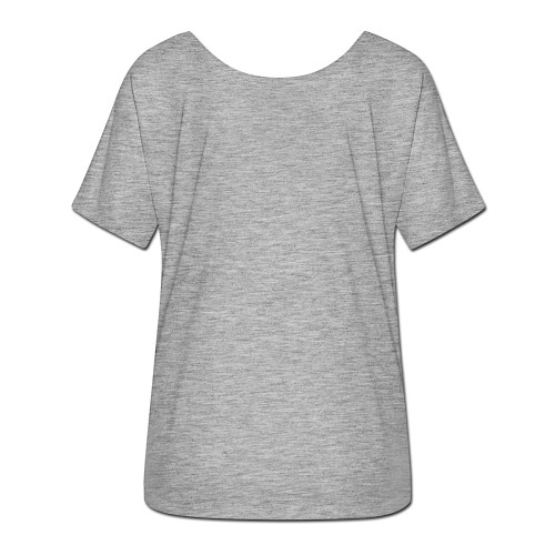 Ledigt skuren T-shirt dam från Bella + Canvas Hinten gråmelerad