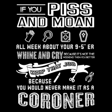 Zoom image Coroner stolt över att vara en Coroner