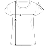 Women's Oversize T-Shirt Size overview