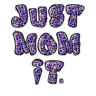 Zoom image Just Mom It Leopard Print