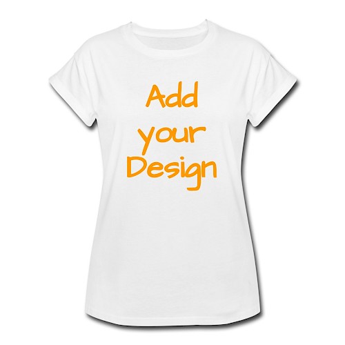 T-shirt oversize Femme blanc