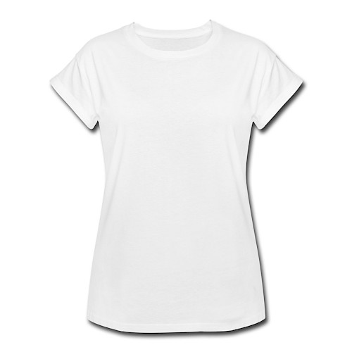 T-shirt oversize Femme Vorne blanc