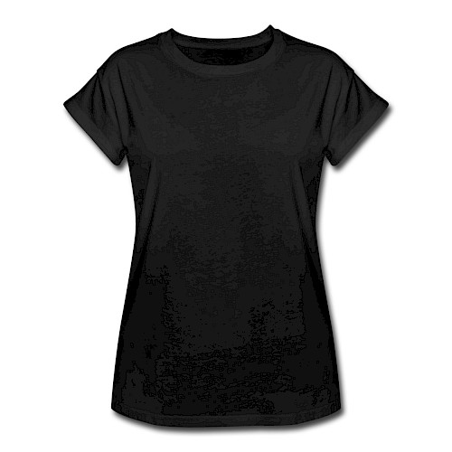 T-shirt oversize Femme Vorne noir