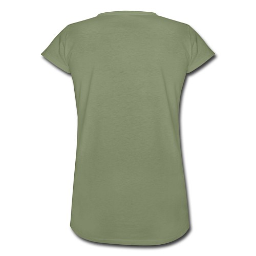 T-shirt vintage Femme Hinten olive
