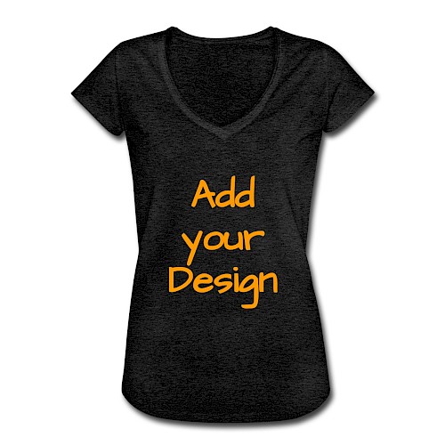 T-shirt vintage Femme charbon