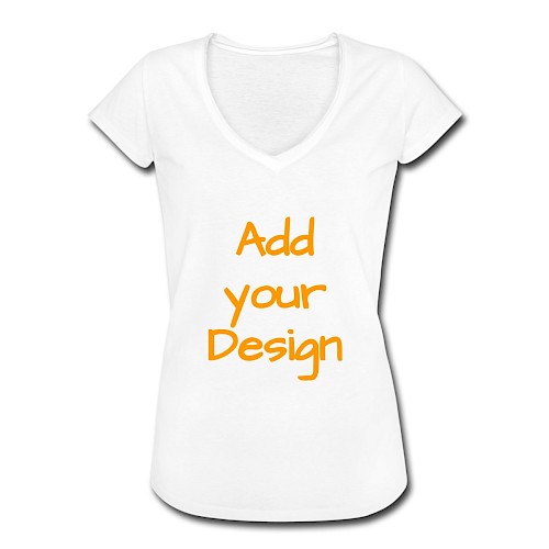 T-shirt vintage Femme blanc