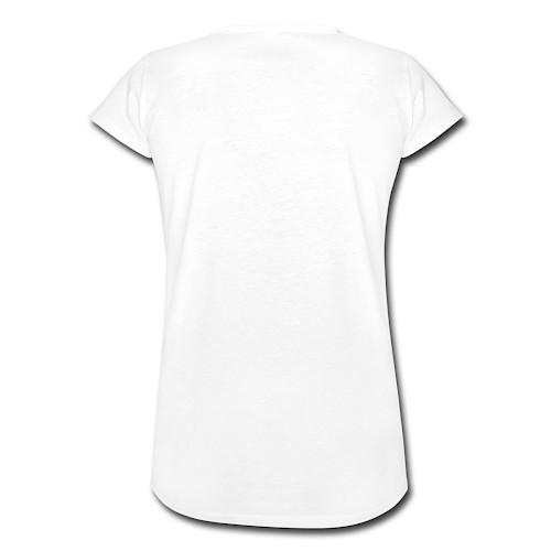 T-shirt vintage Femme Hinten blanc