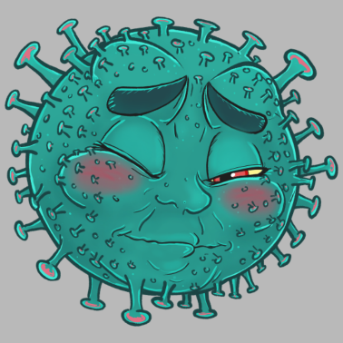 Zoom image Mr. Covid - smirk