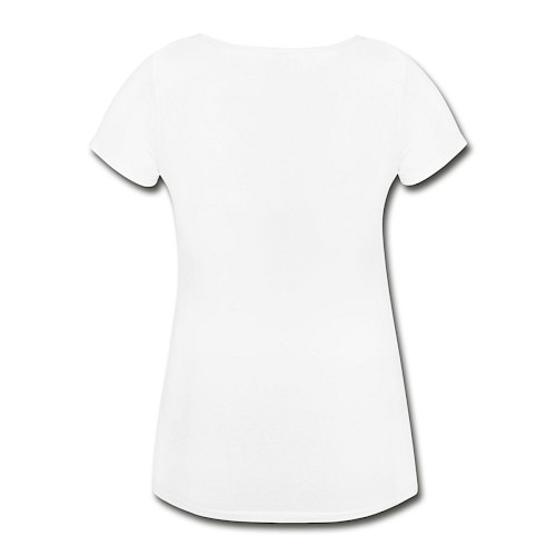 Frauen Schwangerschafts-T-Shirt Hinten Weiß