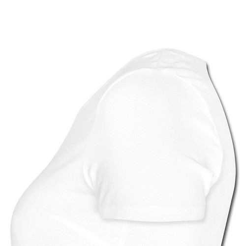 Frauen Schwangerschafts-T-Shirt Links Weiß