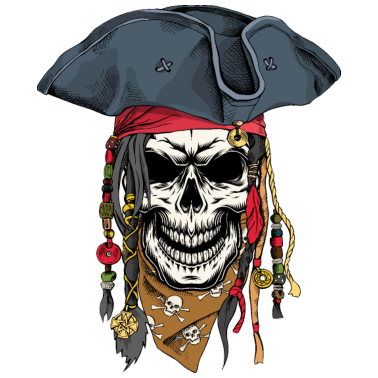 Zoom image Piratskalle