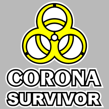 Zoom image Corona, CORONA, TShirt, Corona Survivor, Influensa