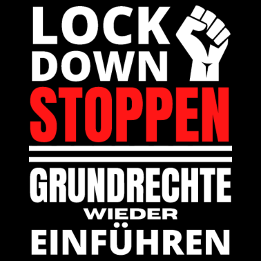 Zoom image Lockdown stoppen Grundrechte Corona Pandemie Kampf