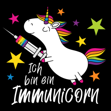 Zoom image Geimpft Einhorn Ich bin ein Immunicorn
