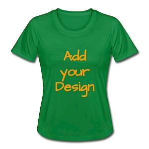 Camiseta funcional para mujeres verde 