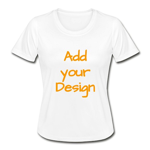 Functioneel T-shirt voor vrouwen wit