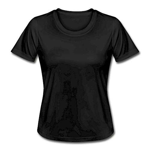 Women's Functional T-Shirt Vorne black