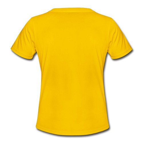 Women's Functional T-Shirt Hinten egg yellow