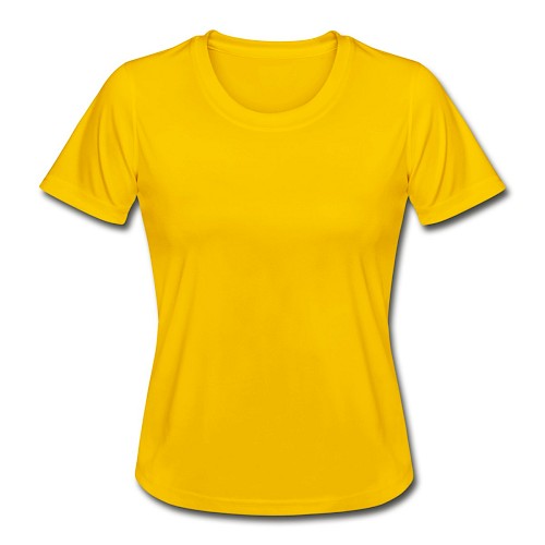 Women's Functional T-Shirt Vorne egg yellow