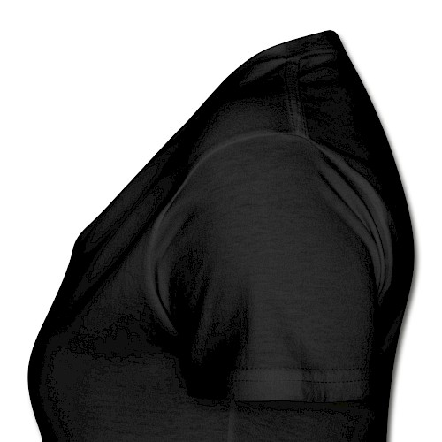 T-shirt classique col V Femme Links noir