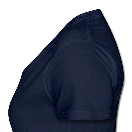 T-shirt classique col V Femme Links marine