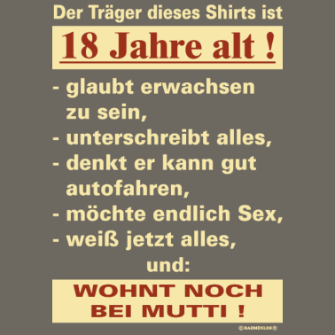 Zoom image 18 Jahre alt - bei Mutti RAHMENLOS®