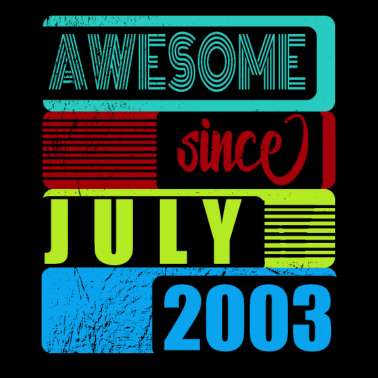 Zoom image 18. Geburtstag Awesome seit Juli 2003 B Day