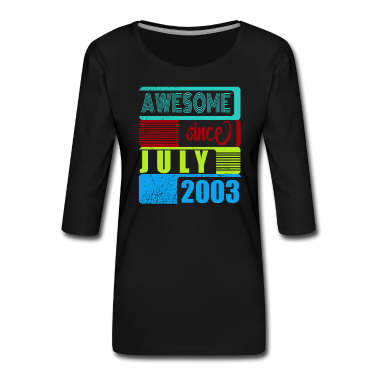 18e anniversaire  - 18. Geburtstag Awesome seit Juli 2003 B Day