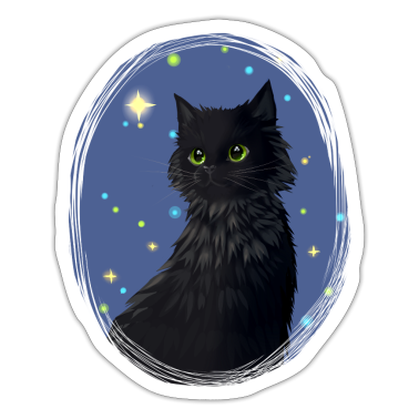 18 urodziny  - Czarny Kot Gwiazdy Hollyleaf Thistle Liść Gwiazdy