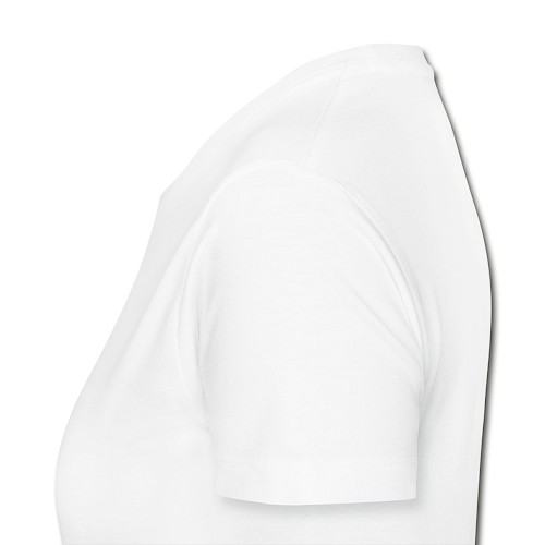 Frauen Premium Bio T-Shirt Links Weiß
