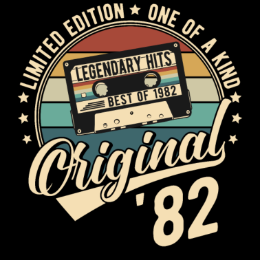 Zoom image Oryginalny prezent urodzinowy retro z 1982 roku