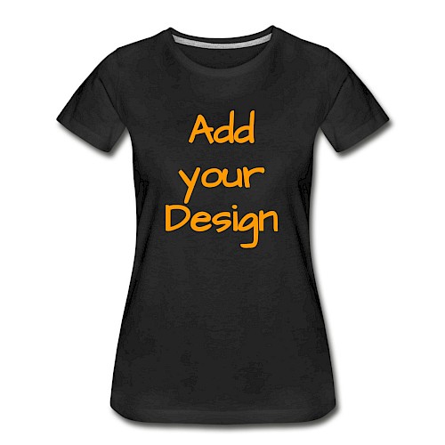 Women's Premium Organic T-Shirt black
