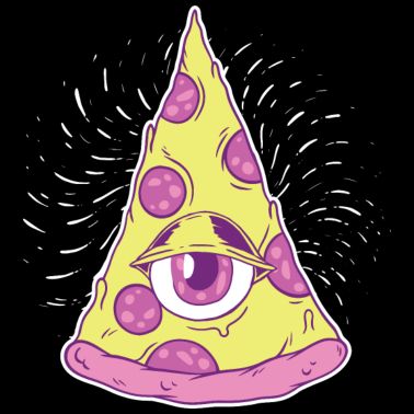 Zoom image Illuminati Pizza Fast Food Food Eye