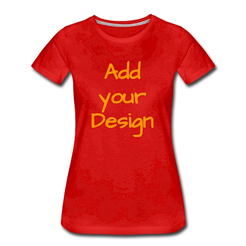 Women's Premium Organic T-Shirt red