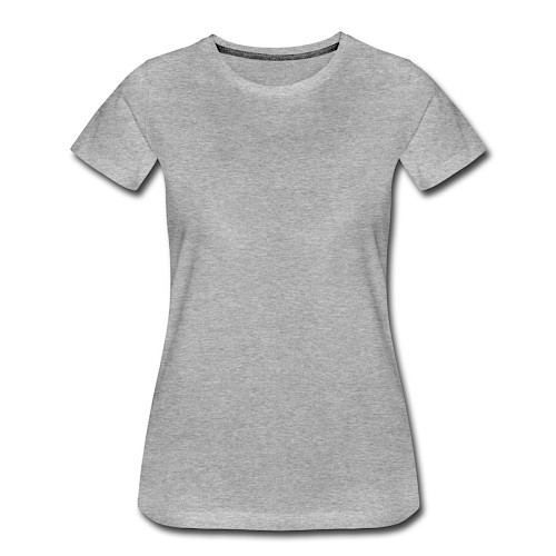 Women's Premium Organic T-Shirt Vorne heather grey