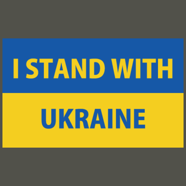 Zoom image JEG STÅR MED UKRAINA-flagget