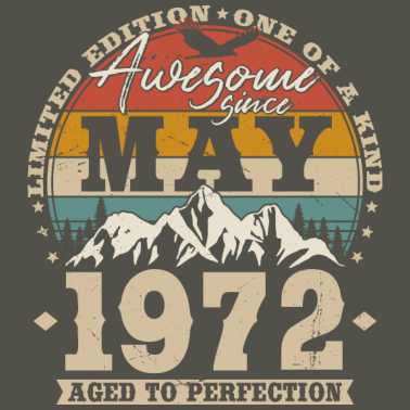 Zoom image mai 1972 vintage vintage bursdagsgave