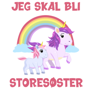 Zoom image Jeg skal bli storesøster enhjørning enhjørningens