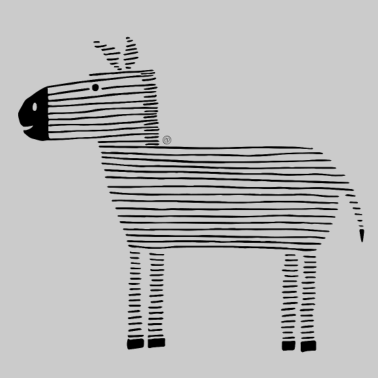 Zoom image Zebra no. 2, striped